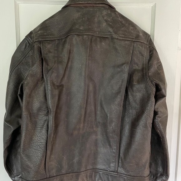 Filson leather jacket, medium - Picture 3 of 10